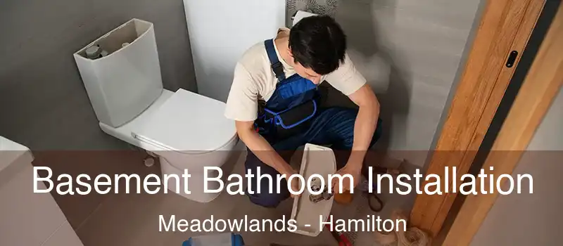  Basement Bathroom Installation Meadowlands - Hamilton
