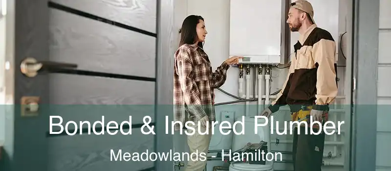  Bonded & Insured Plumber Meadowlands - Hamilton