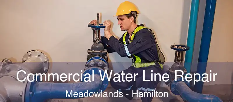 Commercial Water Line Repair Meadowlands - Hamilton