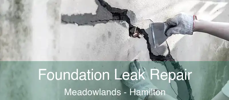  Foundation Leak Repair Meadowlands - Hamilton