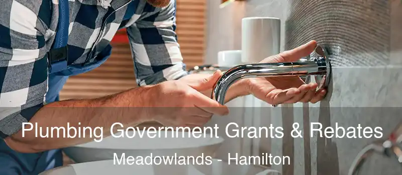  Plumbing Government Grants & Rebates Meadowlands - Hamilton