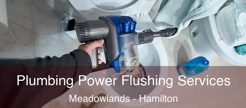  Plumbing Power Flushing Services Meadowlands - Hamilton
