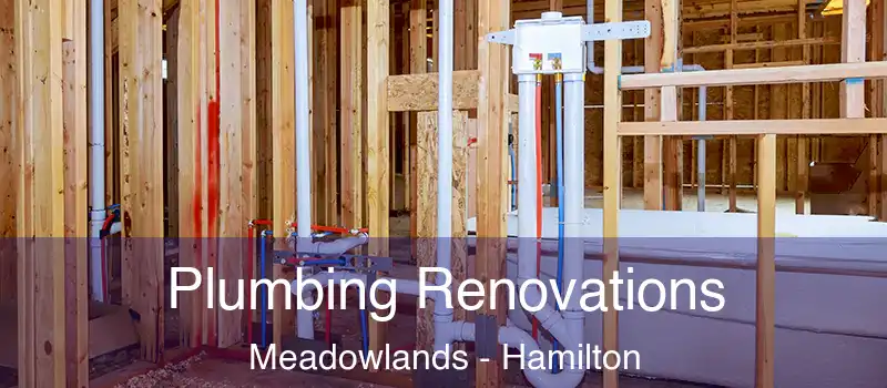  Plumbing Renovations Meadowlands - Hamilton