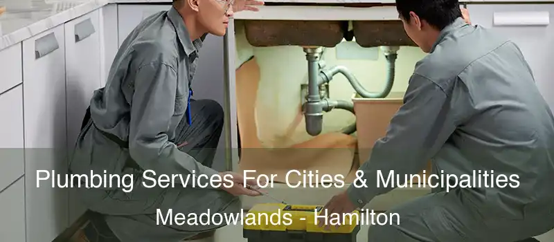  Plumbing Services For Cities & Municipalities Meadowlands - Hamilton