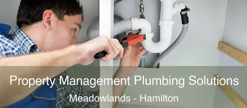 Property Management Plumbing Solutions Meadowlands - Hamilton