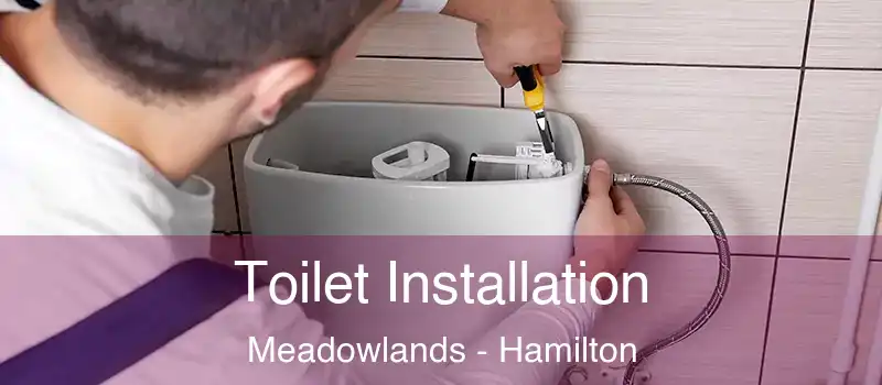  Toilet Installation Meadowlands - Hamilton