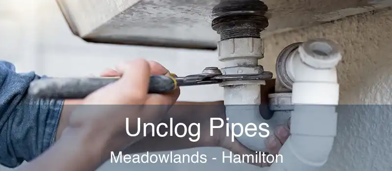  Unclog Pipes Meadowlands - Hamilton