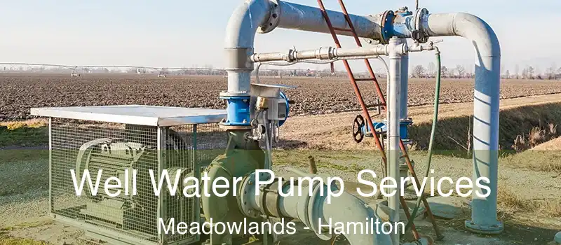  Well Water Pump Services Meadowlands - Hamilton